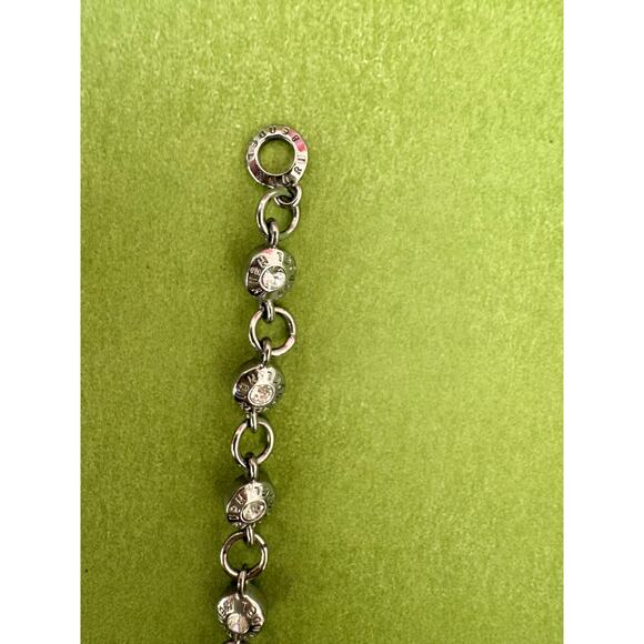 Henri Bendel Rare Silver Tone Iconic Logo Bracelet - Picture 4 of 5